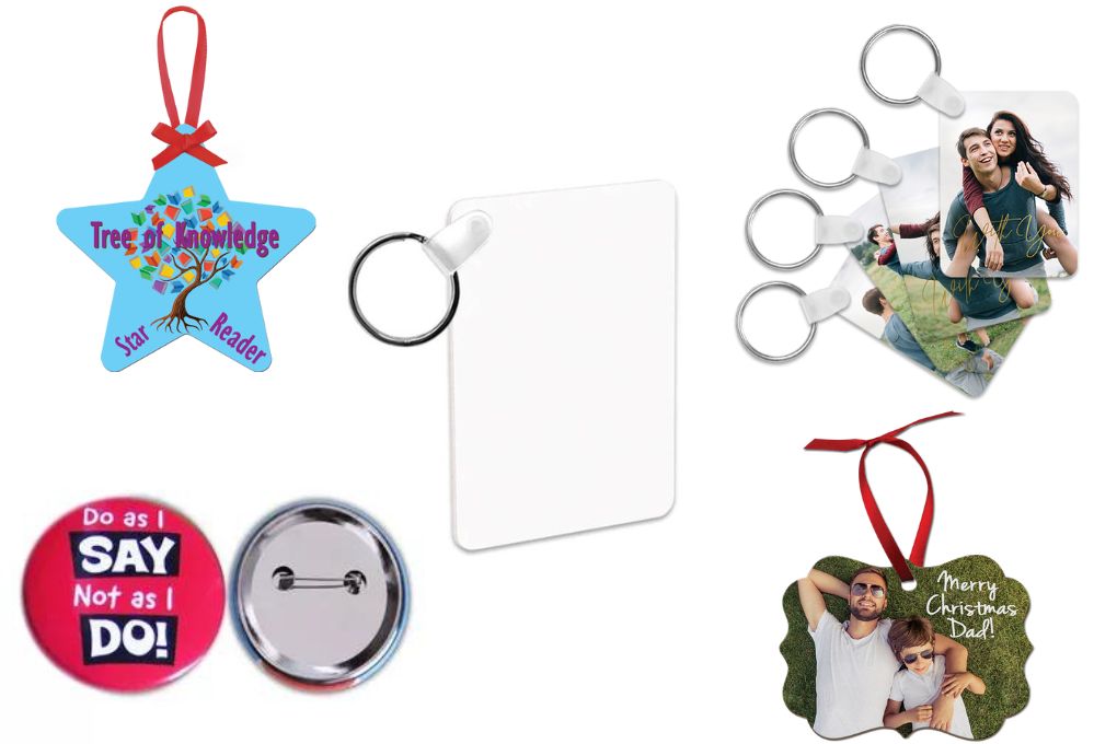 Keychains and Photo Ornaments