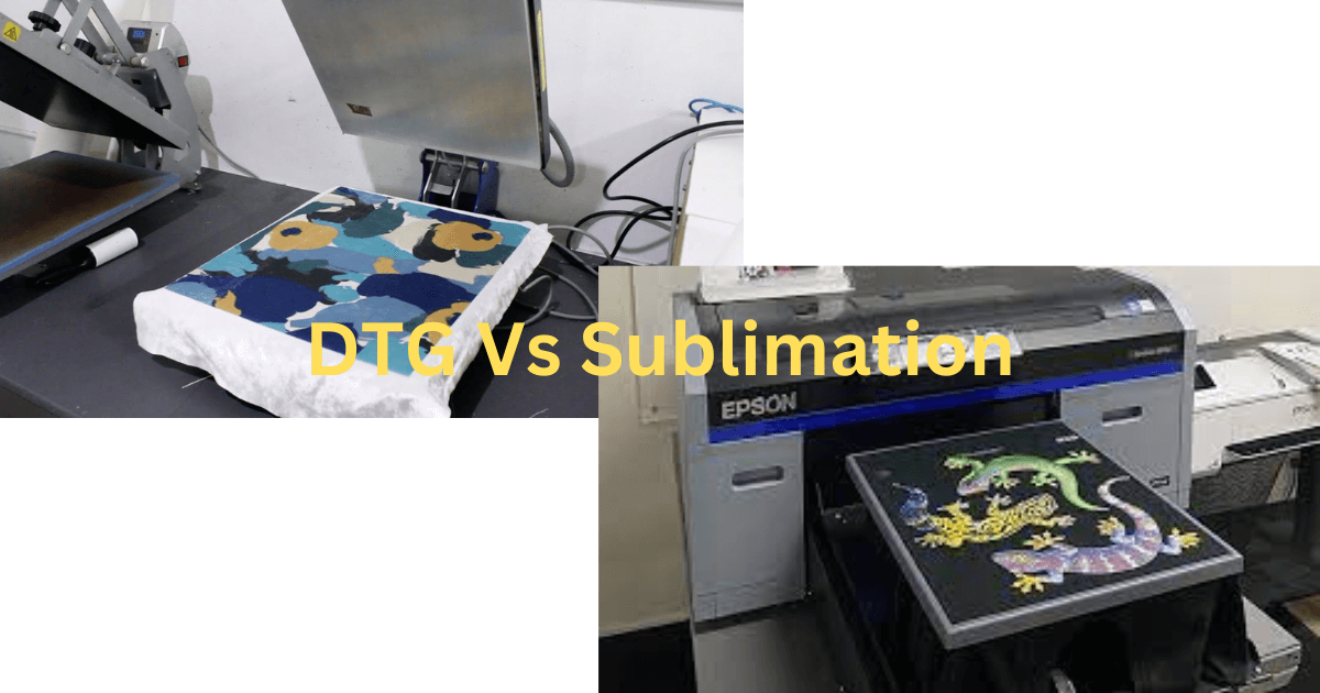 Sublimation vs DTG printing