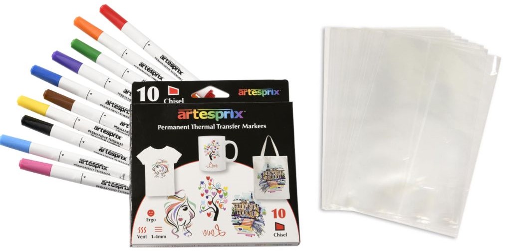 Purchasing Sublimation ink markers and a plastic bag