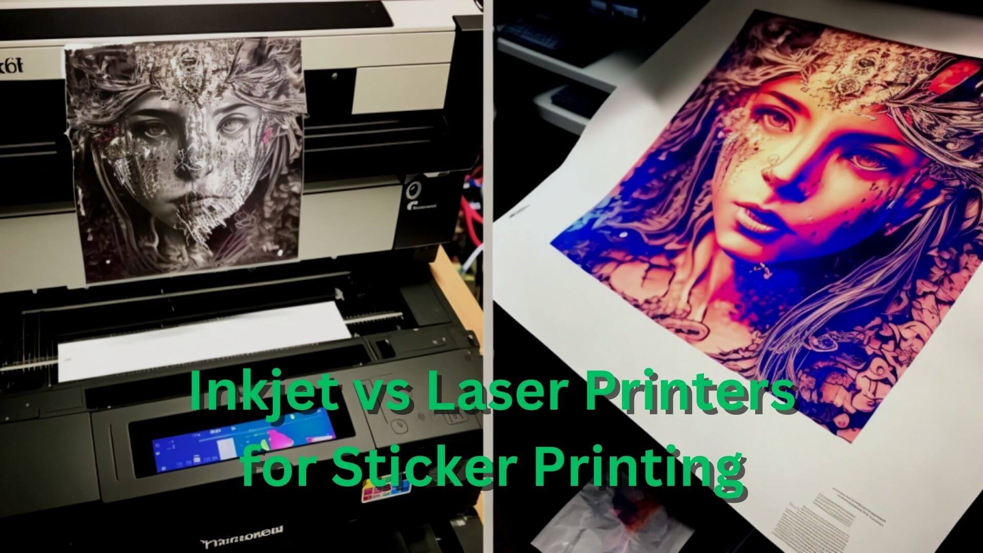 Inkjet vs Laser Printers for Sticker Printing